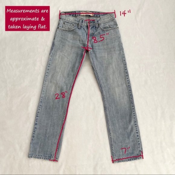 LEVIS 514 Slim Straight Jeans, "Boyfriend" jeans - Picture 5 of 5